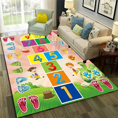 Kids Cartoon Game Non-Slip Floor Mat