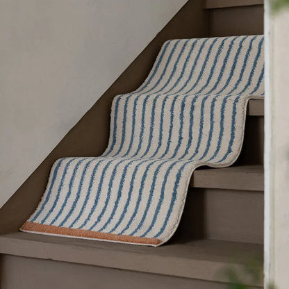 Fluffy cashmere-style non-slip bedroom rug