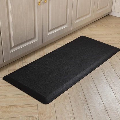 Anti-Fatigue Floor Mat 20mm Thick Cushioned Kitchen Comfort Mat Waterproof Non-Slip Standing Desk PVC Ergonomic Foam Rug