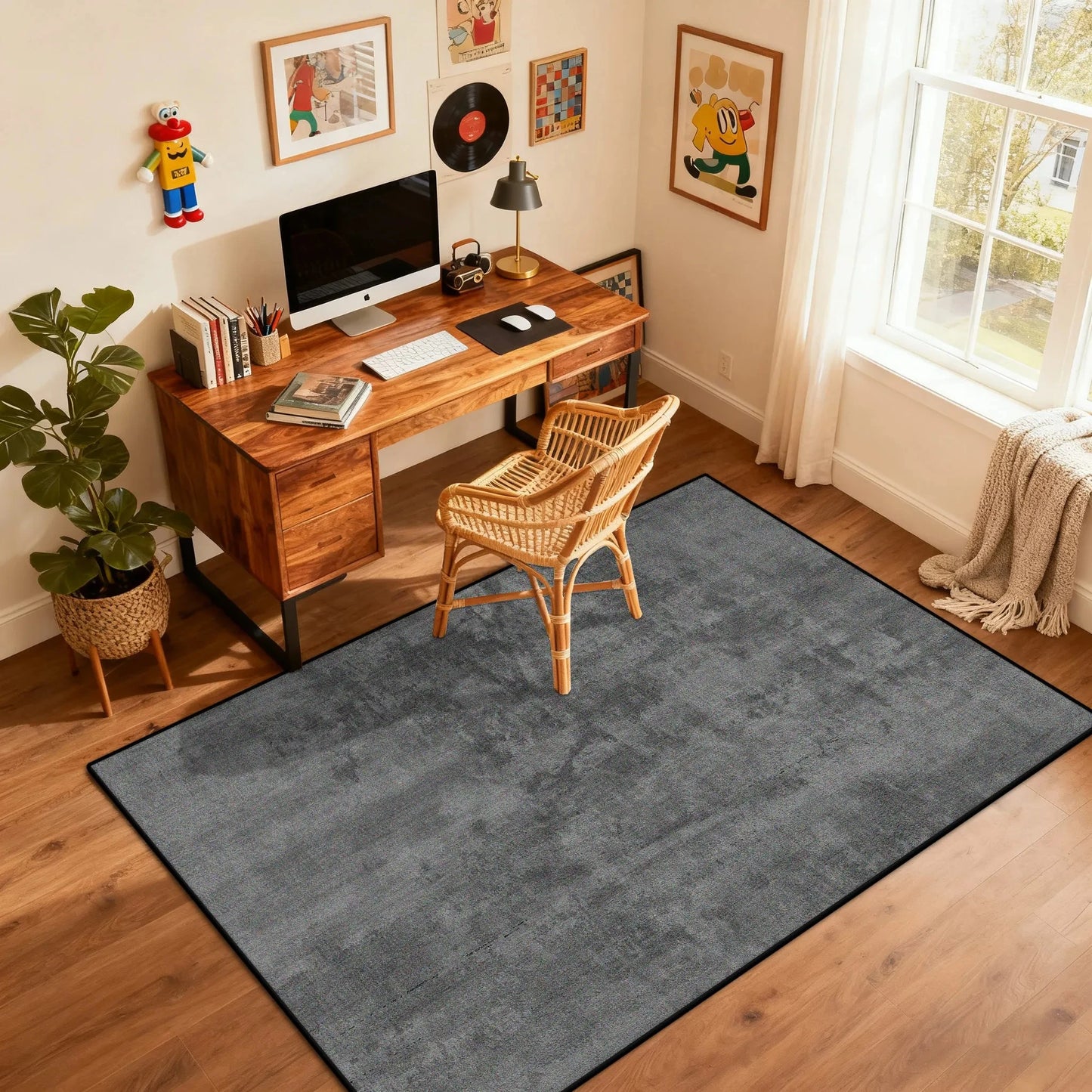 VIKAMA Luxury Style Non-Slip Floor Mat Rug