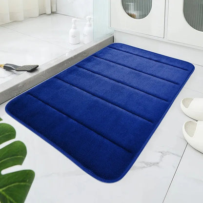 Memory Foam Bath Mat Soft Comfortable Super Absorbent Anti-Skid Bathroom Rug Bathroom Accessories Home Decor