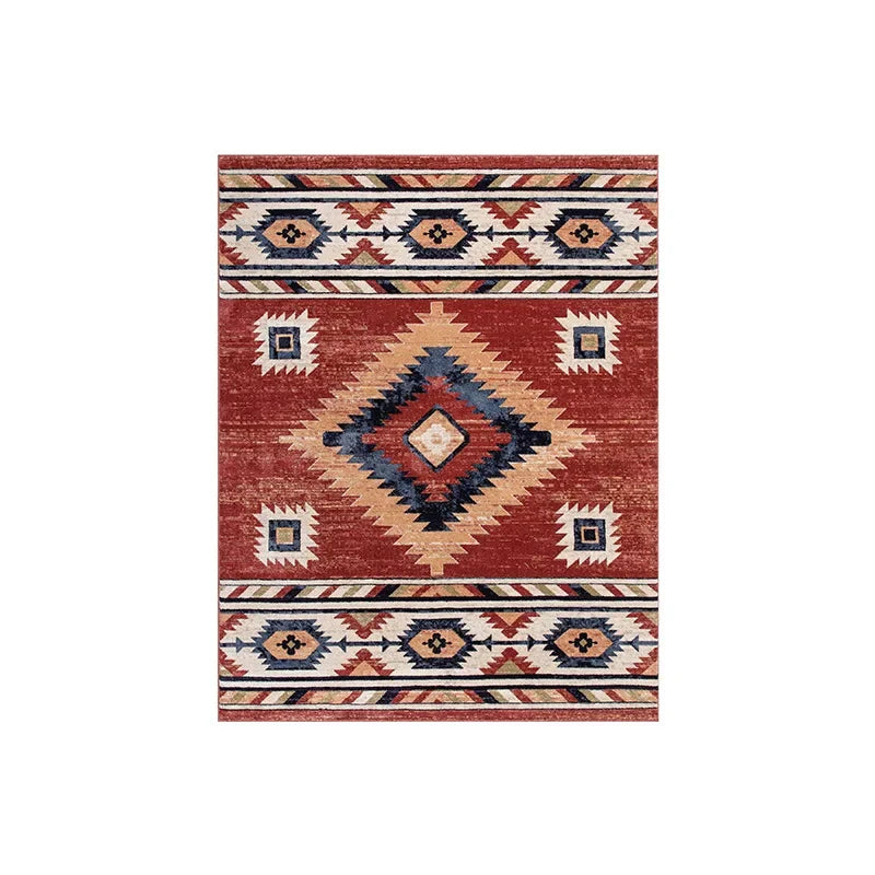 VIKAMA Moroccan Crystal Velvet Area Rug