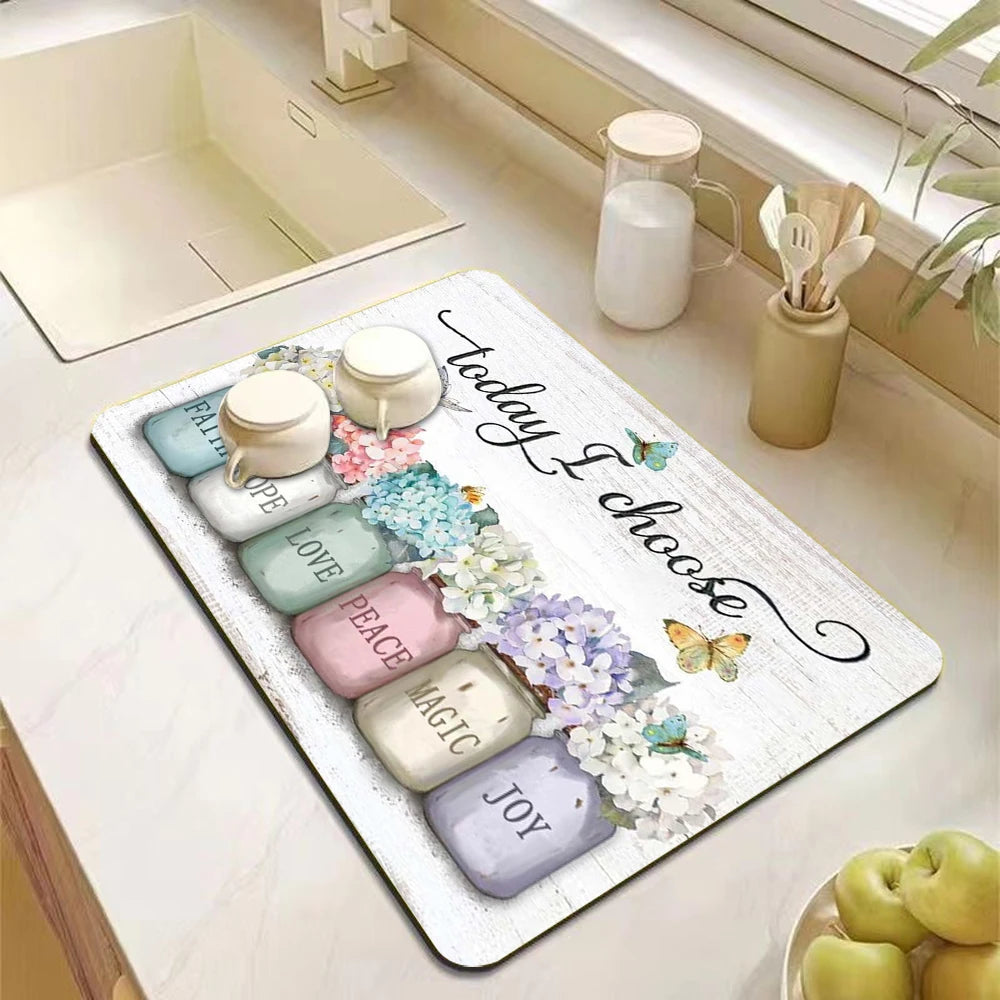 Sunflower Coffee Absorbent Drying Mat