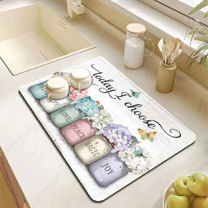 Sunflower Coffee Absorbent Drying Mat