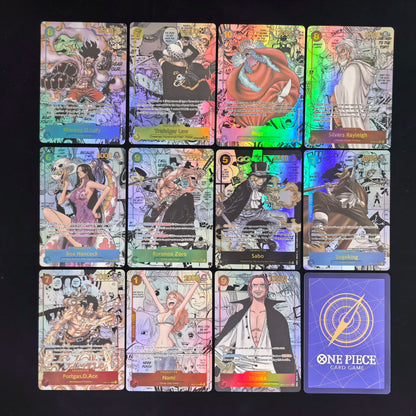 One Piece OP01 OP11 English Character Card Set 22 Cards