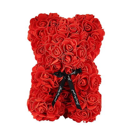 Eternal Rose Teddy Bear Gift