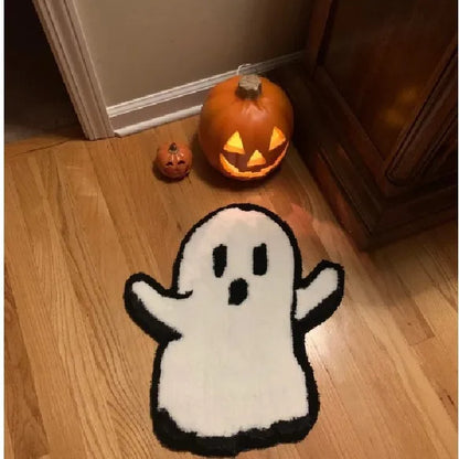 VIKAMA Halloween Ghost Imitation Cashmere Soft Area Rug