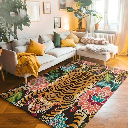 Bohemian Tiger Floral Rug