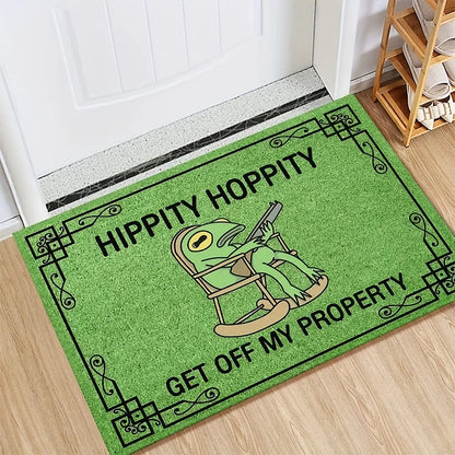VIKAMA Cartoon Frog Welcome Non-Slip Doormat