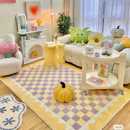 VIKAMA Cream Cashmere Style Bedroom Carpet