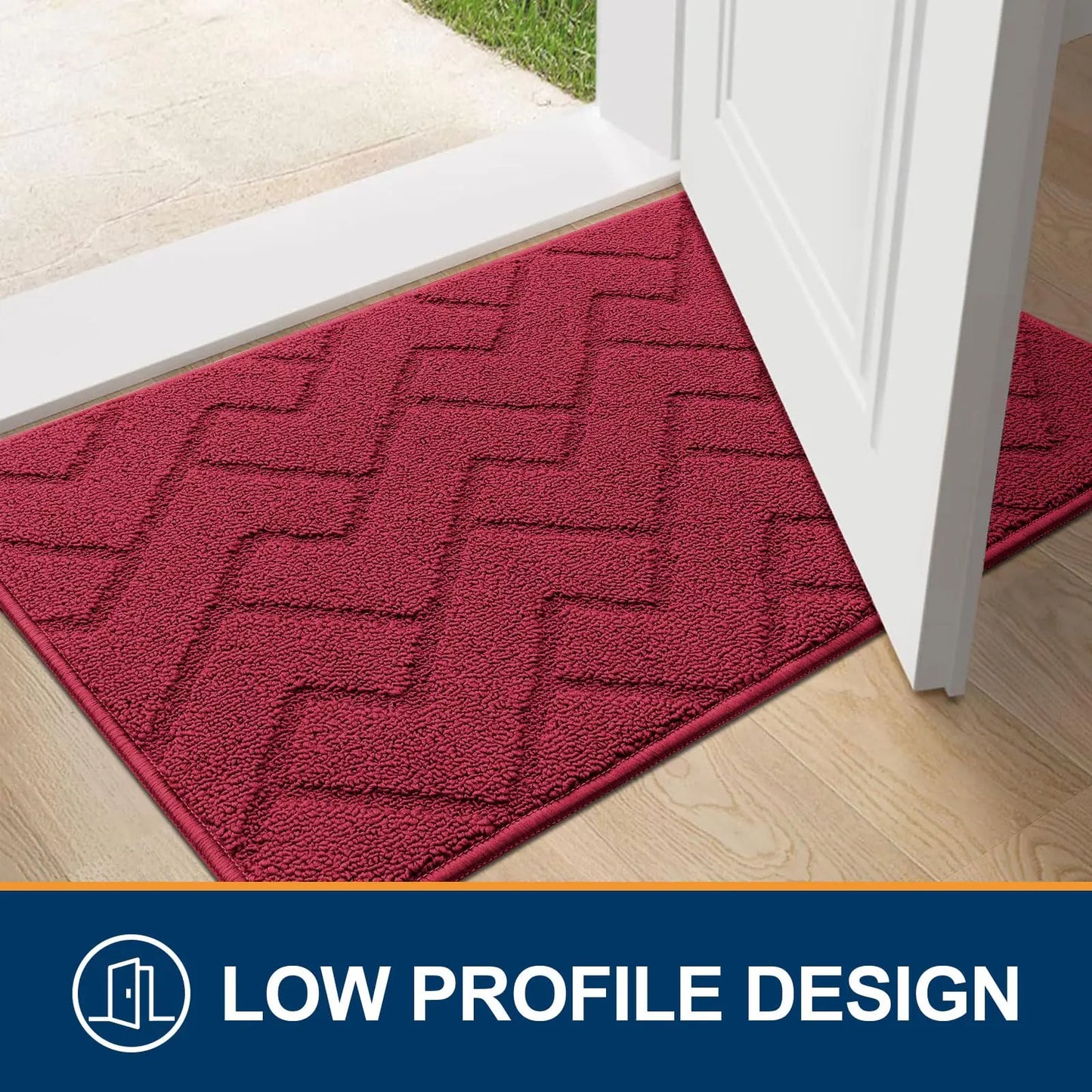 Olanly Washable Non-Slip Entry Door Mat