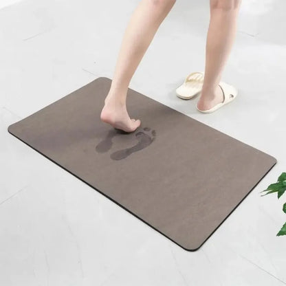 Diatomite Solid Color Non-Slip Mat