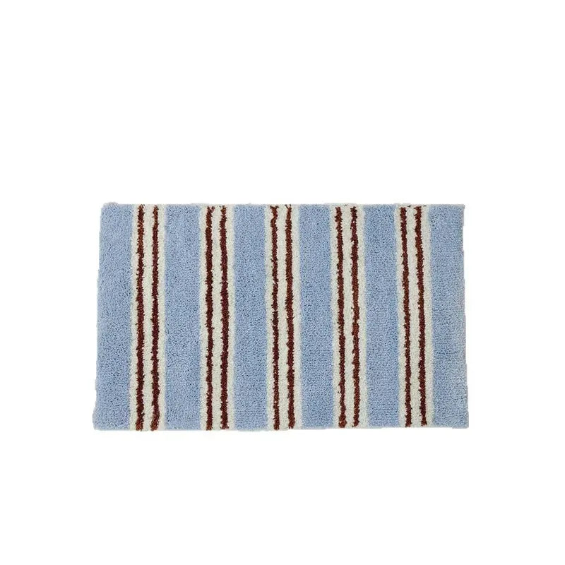 VIKAMA Korean Soft Fleece Rug Non-Slip Bedroom Bathroom Entrance Mat Home Decor