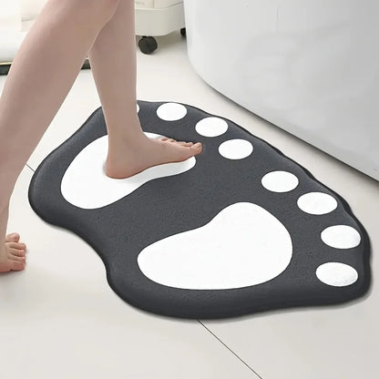 VIKAMA Cartoon Footprint Non-Slip Floor Mat