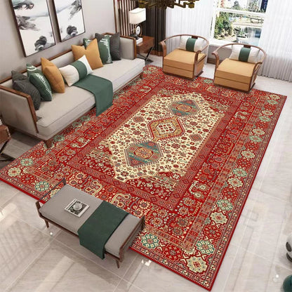 Oriental Red Persian Vintage Area Rug
