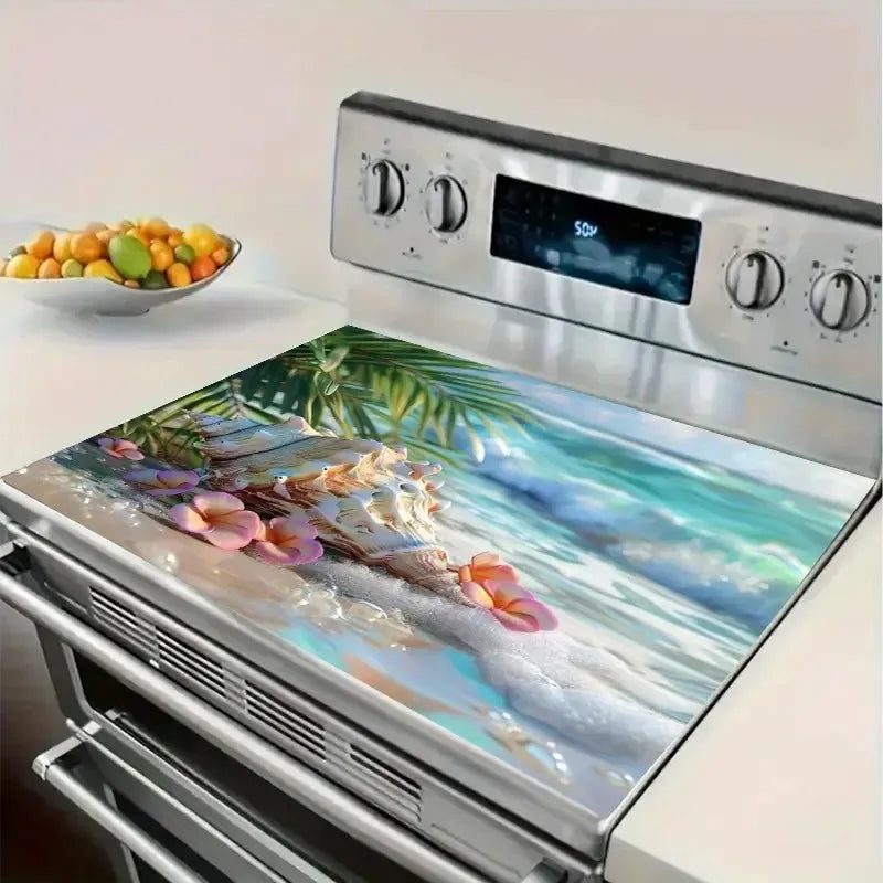 Ocean beach absorbent quick-dry kitchen counter mat