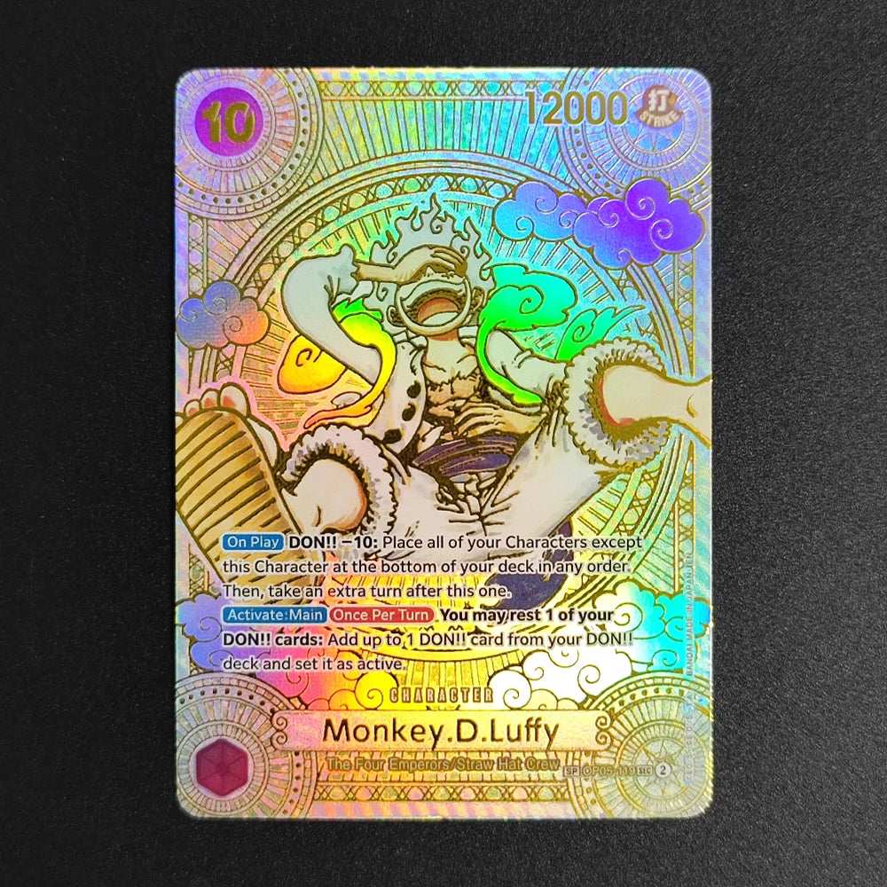 One Piece Gold Manga Luffy Teach SEC Card Set