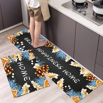 Nordic Style Long Strip Kitchen Door Floor Mat
