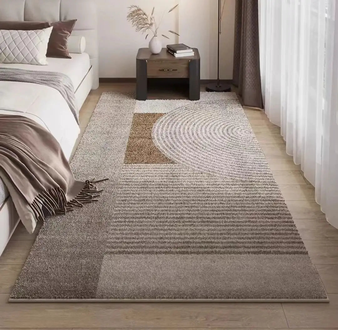 Japanese Silence Cashmere Rug Soft Washable Bedroom Living Room Bedside Mat Home Decor