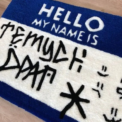 Cartoon non-slip absorbent door mat