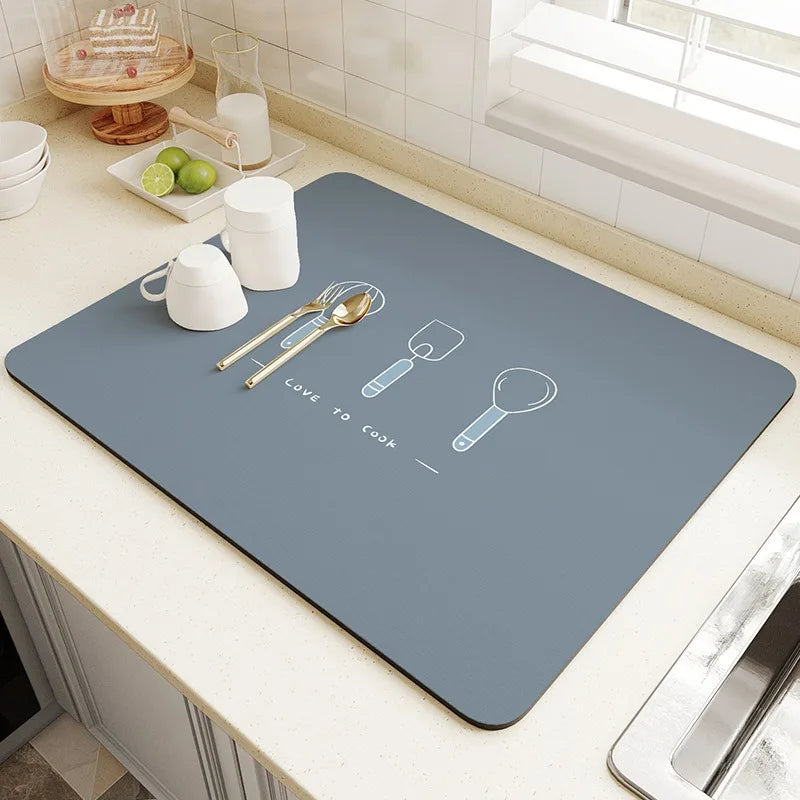 Minimalist Diatomaceous Earth Drying Mat
