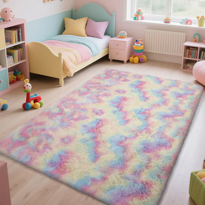 VIKAMA Ultra-Soft Puffy Indoor Area Rug