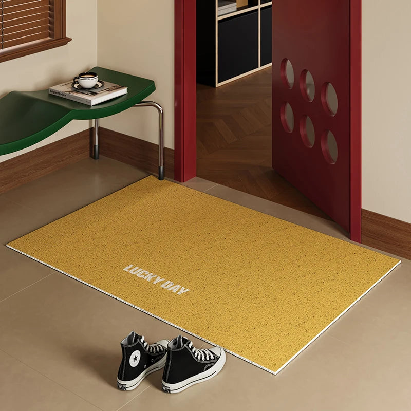 Silk Ring PVC Anti-Slip Entrance Door Mat