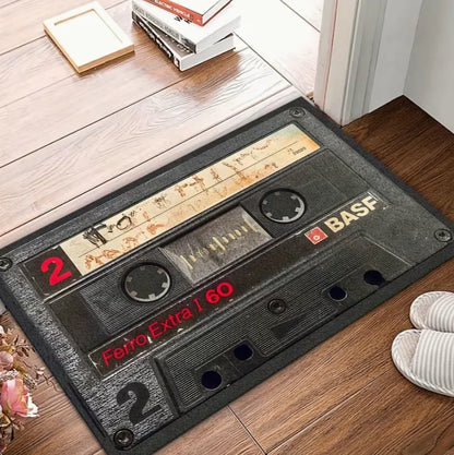 Cartoon Record Non-Slip Floor Mat