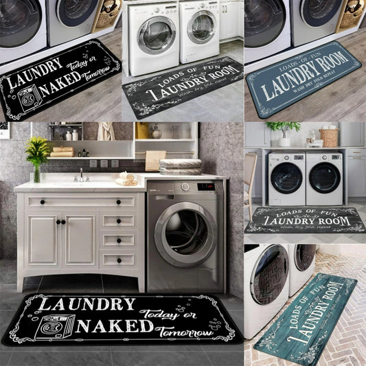 Non-Slip Long Strip Laundry Kitchen Runner Rug