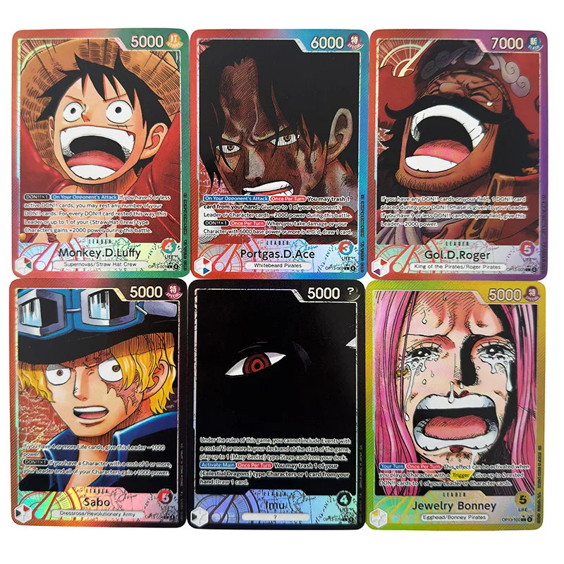 One Piece English Leader Character Card Collection Set