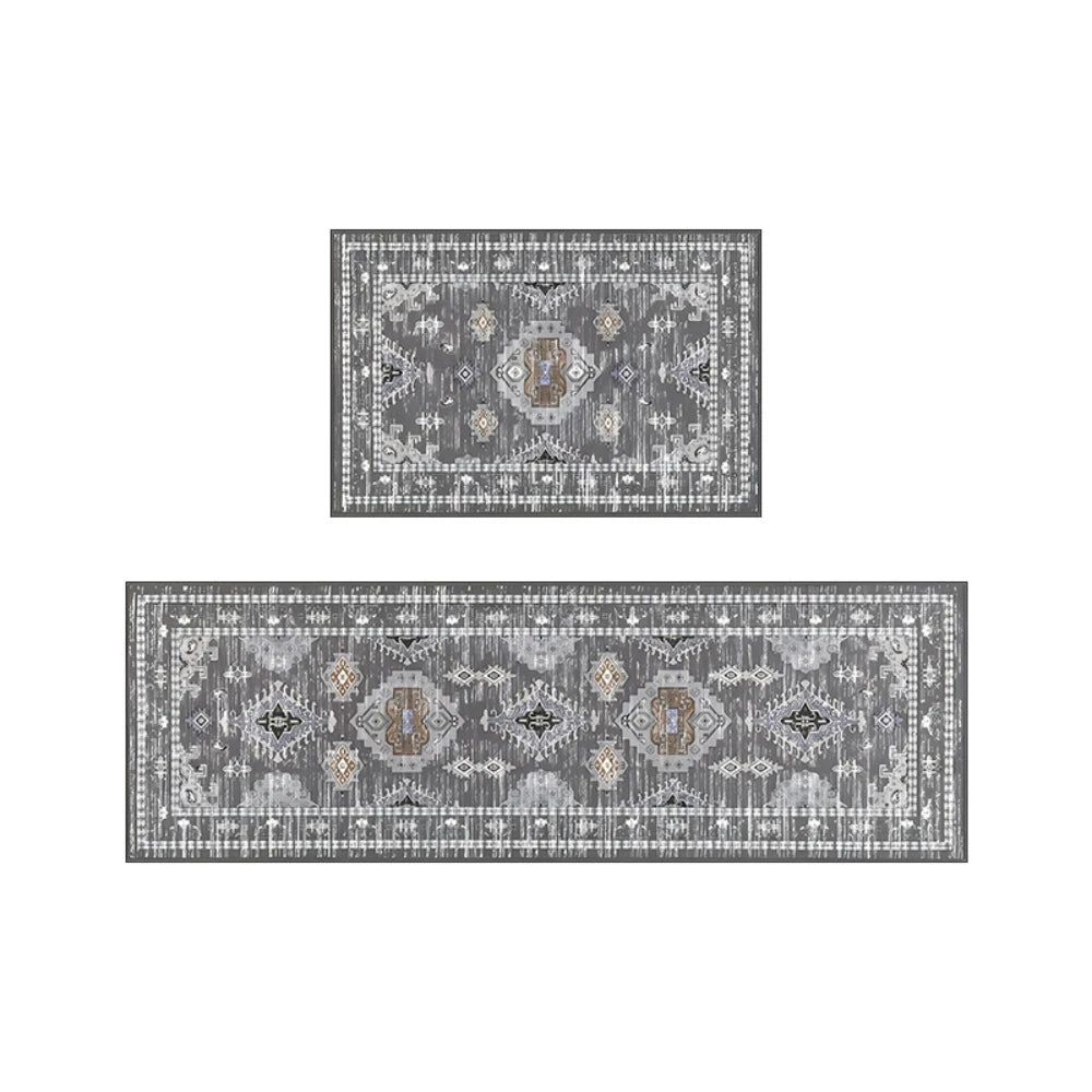 VIKAMA Retro Persian Non-Slip Runner Rug
