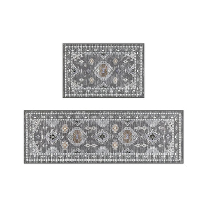 VIKAMA Retro Persian Non-Slip Runner Rug