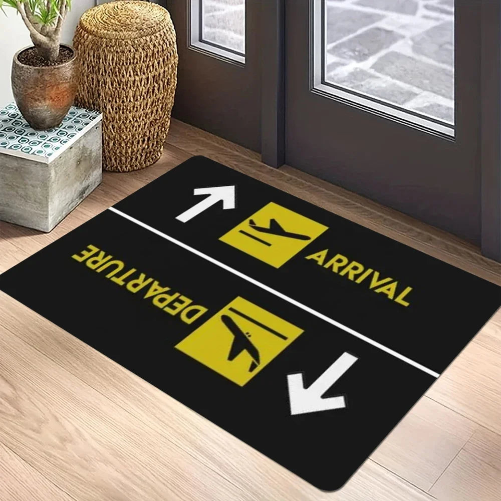 VIKAMA Aviation Departure Arrival Area Rug