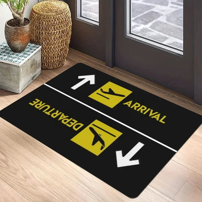 VIKAMA Aviation Departure Arrival Area Rug