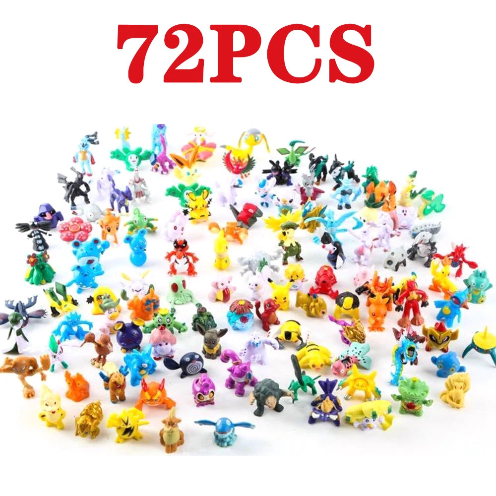 Pokemon Pikachu Anime Action Figure Toy Set 144 Styles