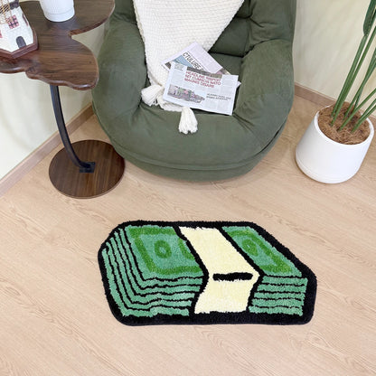 Cartoon Dollar Tufted Non-Slip Rug