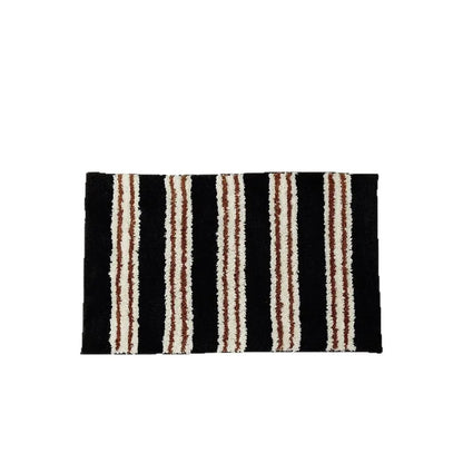 VIKAMA Korean-Style Soft Shaggy Rug: Slip-Resistant, Water-Absorbent, and Washable Bathroom and Entryway Decor Rug