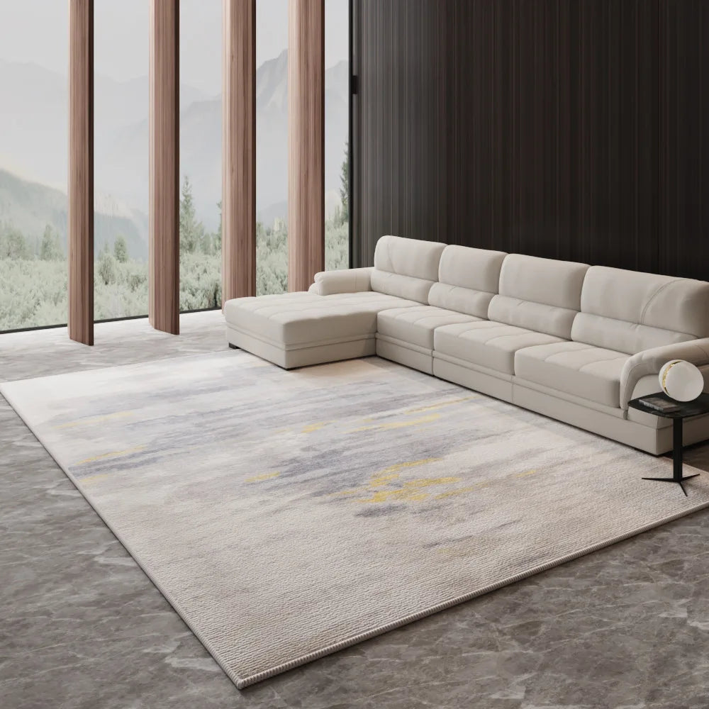 VIKAMA Nordic Light Luxury Large Area Living Room Carpet Sofa Coffee Table Bedroom Floor Mat