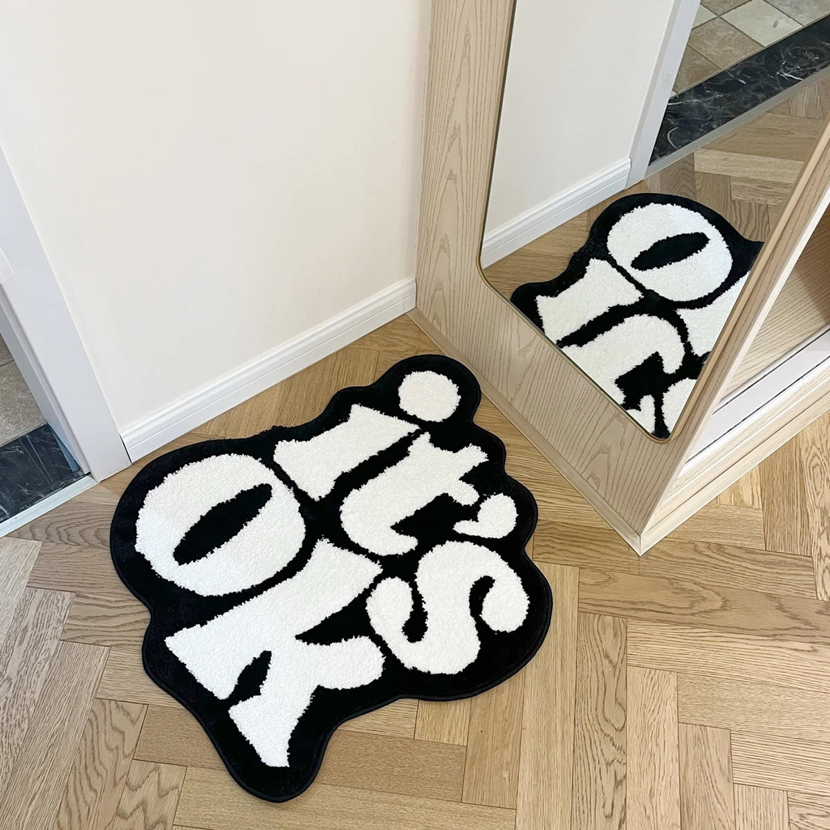 “It’s OK” Tufted Fluffy Plush Rug