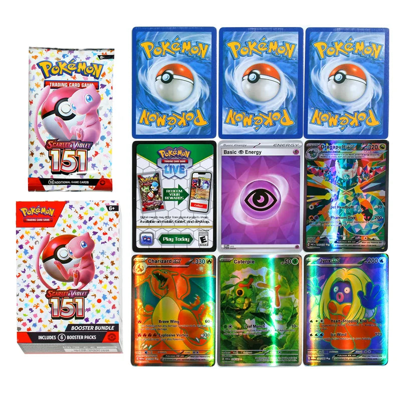 Pokemon Scarlet & Violet 151 Booster Pack Collection ME02 – English Cards
