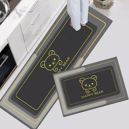 Kitchen Floor Mats Waterproof Non-slip Dirt-Resistant Foot Mats Household Mats Entry Door Doormat Carpet