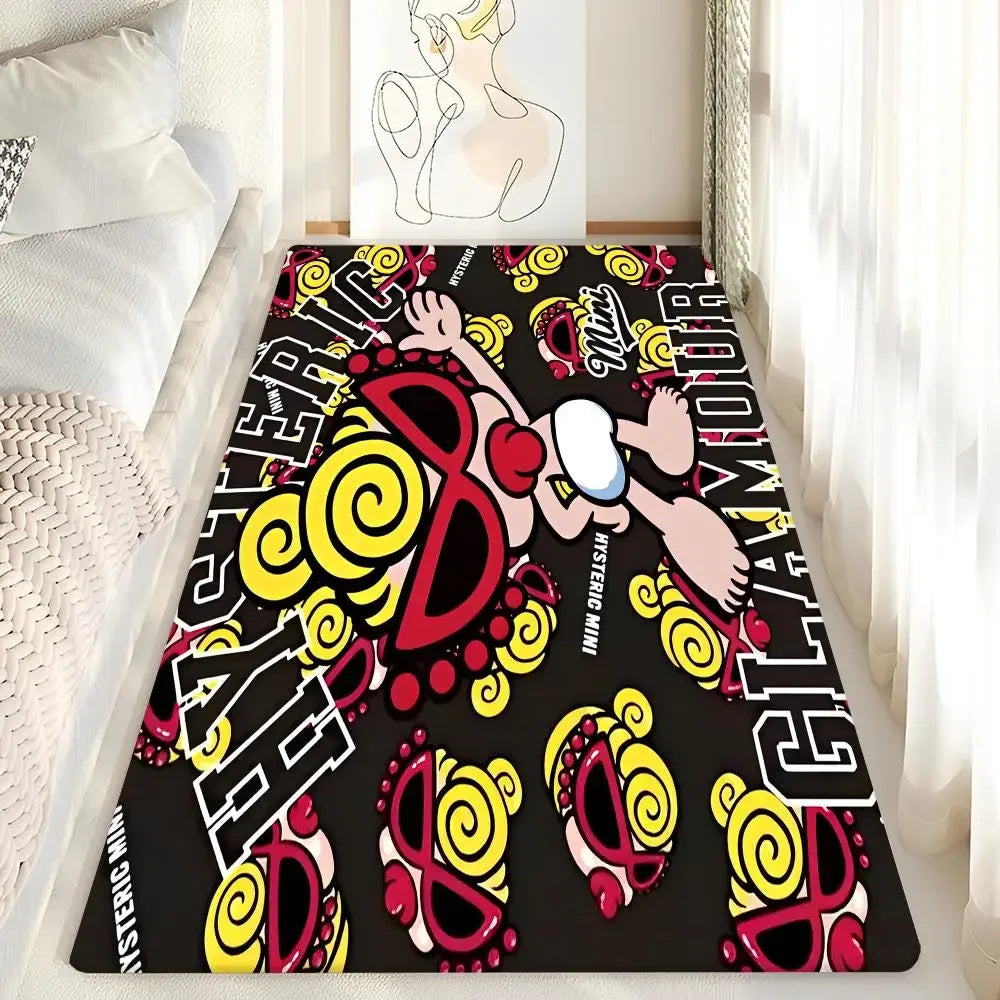 VIKAMA Washable Non-Slip Kids Room Rug