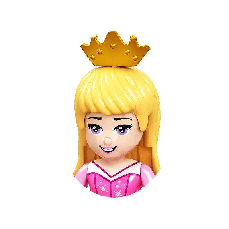 Disney Princess Character Building Blocks Toy Set