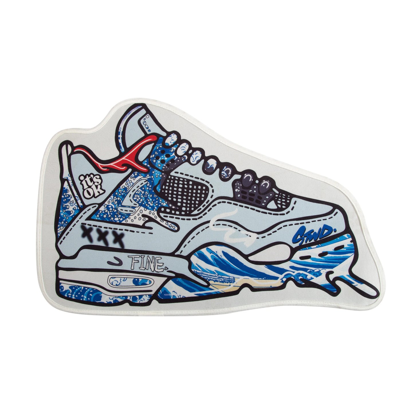 Sneaker Style Non-Slip Absorbent Doormat