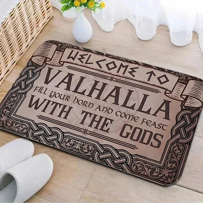 Welcome Home Door Mat Non-Slip Entrance Rug Indoor Kitchen Bathroom Bedroom Carpet Home Decor