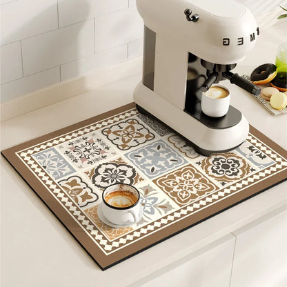 VIKAMA Diatom Coffee Kitchen Drying Mat