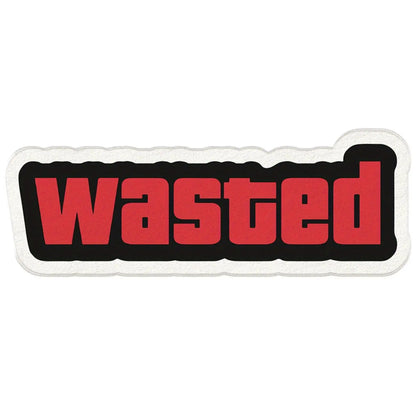 VIKAMA “WASTED” Red Print Non-Slip Floor Mat