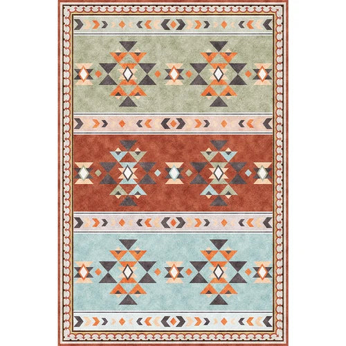 American Retro Minimalist Washable Non-Slip Area Rug