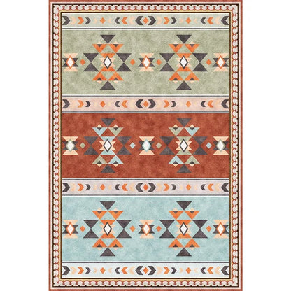 American Retro Minimalist Washable Non-Slip Area Rug