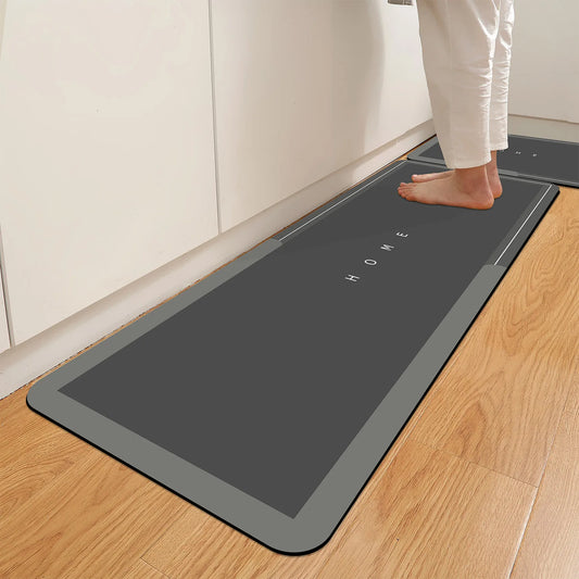 Anti-Slip Diatomaceous Earth Bath Mat Super Absorbent Fast-Dry Machine Washable Rug Rubber Backing Bathroom Floor Carpet Home Decor